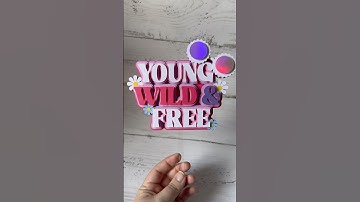 Layered cake topper #caketopper #caketoppertutorial #cricutanz #cricut #tutorial