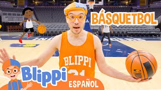Básquetbol con Blippi | Blippi Español | Videos educativos para niños | Aprende y Juega