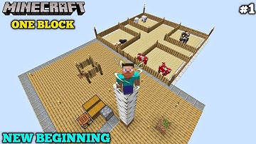 Minecraft Java Edition | Minecraft One Block Gameplay | One Block New Beginning In Tamil | Part-1