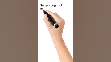 Behemoth:  Meaning, pronounciation, synonyms, antonyms, Usage & Examples Learn English,understand