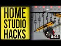 5 Home Studio Hacks in 5 Minutes - beginners home studio tips and tricks!