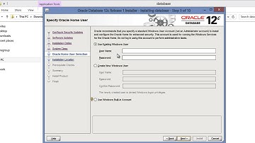 Database Video 2 - How to install Oracle 12c in windows 8.1 PC