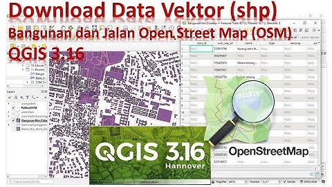 Download Data Open Street Map (shp) Gratis dan Mudah menggunakan QGIS
