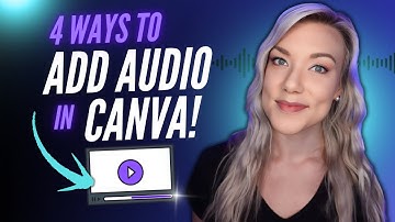 How to Add Audio to Canva Video / Images 🔊 (How to Add Music or Voice Over in Canva)