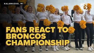 Broncos return home as national champs, fans welcome them at Lawson Arena