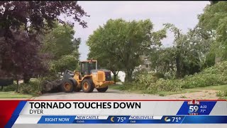 Confirmed tornado hits central Indiana