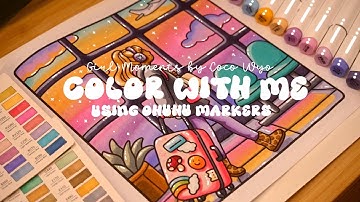 Color with me (ASMR) 🌸✈️ 