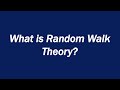 What is random walk theory definition and meaning