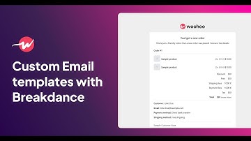 Build custom woocommerce email templates with Breakdance builder!