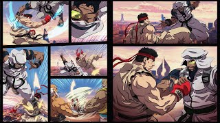 Street Fighter V - Arcade Mode + Secret Fight - Rashid - Hardest - SF5 Route [1CC]