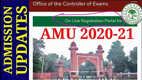 AMU Notice For Admission 2020-21 | Aligarh Muslim University | AMU Norices