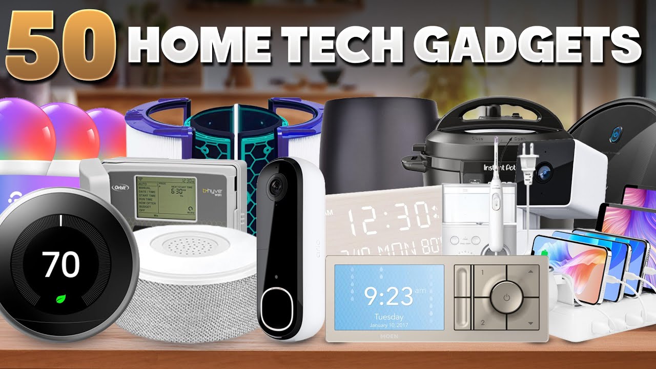 50 Home Tech Gadgets on Amazon for Home & Work