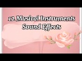 12 musical instrument sound effects  noncopyrighted