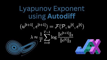 Largest Lyapunov Exponent using Autodiff in JAX/Python