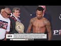 ¡CARA A CARA PICANTE! Así fue el pesaje de Canelo y Charlo a un día DE LA GRAN PELEA