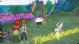 Digimon Masters: Floramon (VS) MetalSeadramon (Raid Event)