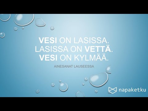 Video: Virkkeen alussa?