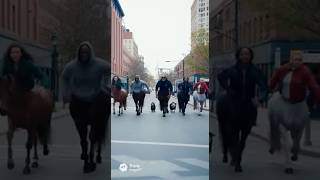 Me As A Centaur Chasing People And I Also Have 5 More Centaur Friends Chasing People Also .