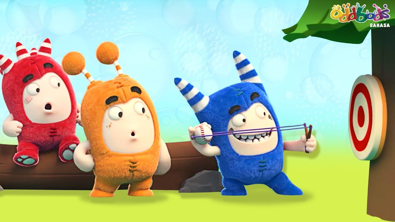 Oddbods Latihan Target Kartun Lucu Untuk Anak Anak Youtube