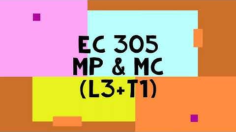 EC 305 L3+T1