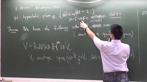 20160608_謝銘倫 1：Witt decomposition