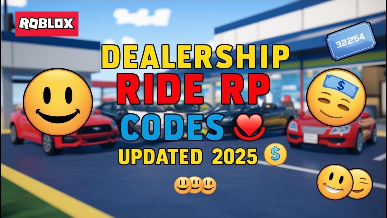 Working Dealership Ride RP Codes [Updated 2025] 🚗 | Roblox - YouTube