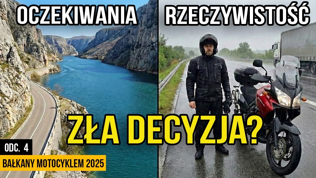 Miała być legenda… a wyszło TAK. Droga 34 vs rzeczywistość. Serbia motocyklem. Bałkany