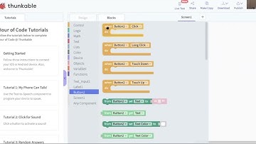 Introduction to building mobile app using Thunkable