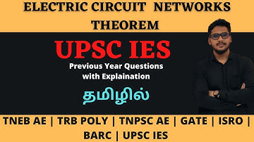 Day-6 | Lec 01 | UPSC IES Problems on Networks Theorem | JSMS Academy