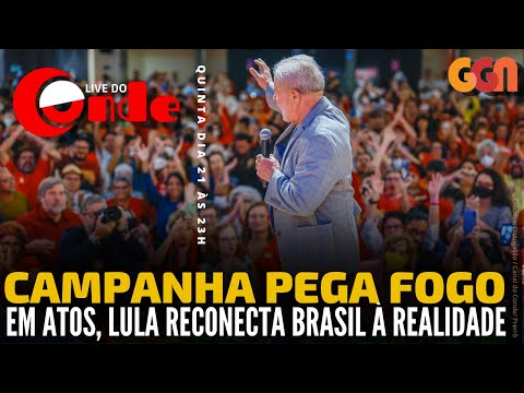 Live do Conde! Campanha pega fogo: Lula reconecta Brasil à realidade