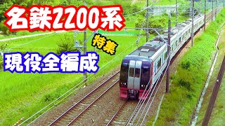 【名鉄】やっぱりかっこいい！！現存する2200系全編成を追ってみた