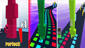Stack Colors - LVL 41-47 - Gameplay Walkthrough @MarcekxD