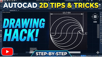AutoCAD 2d Drawing Hack  [ Tips and Trick ] "Draft 10x Faster," "Speed Challenge"