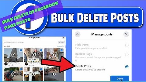 How to delete all post from Facebook page at once 2025 Full Guide Tutorial 2025 Bulk delete fb posts