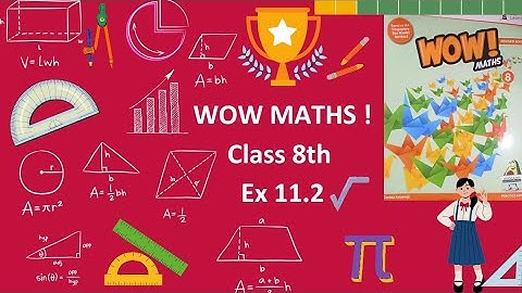 Ex.11.2  | Q -1A | WOW MATHS CLASS 8|#CBSE|Easy Explanation