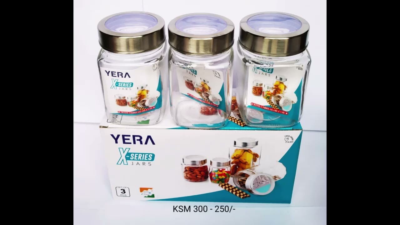 YERA JAR #yerajar #jar @sriraamcrockery #crockery #glassjar #yera