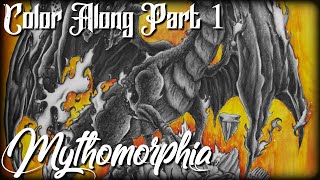 Color Along Part 1 | (Fire) Dragon from Kerby Rosanes Mythomorphia