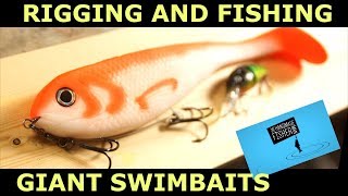 How to rig and fish big swimbaits / soft plastic paddle tail lures screenshot 2