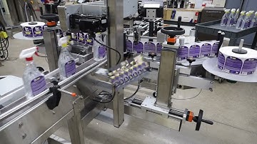 Front Back Trigger Bottle Labeling - EconoLine Q105