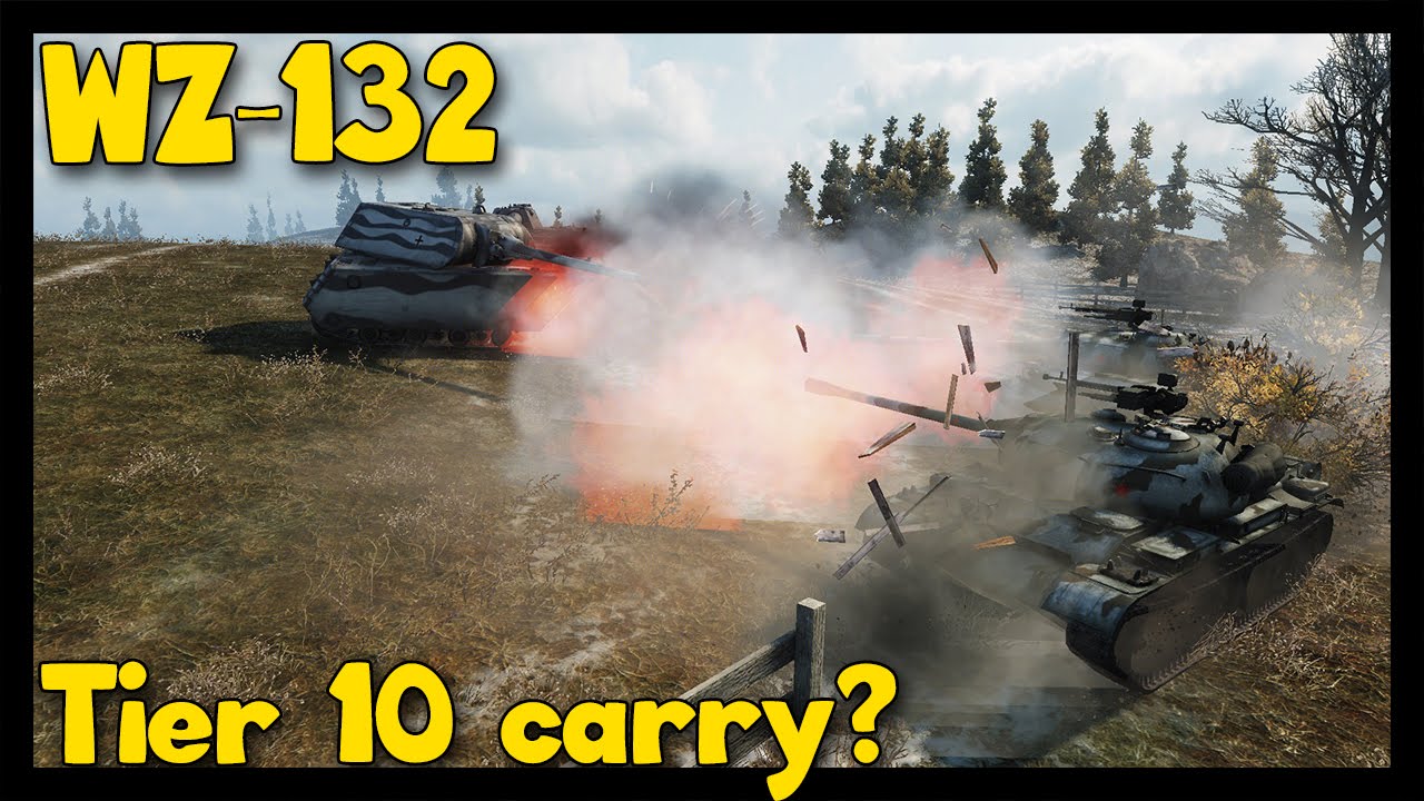world of tanks news ► World of Tanks WZ-132 Epic Gameplay | Tier 8 Light Shining in Tier 10 Game! [1080p]