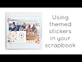 Theme Stickers and papers: Disney World Scrapbooking