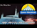 Space mountain rca sponsorship ride experience 1984  1993  walt disney world