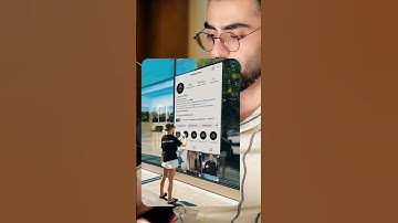Scroll instagram on the wall or glass easy tutorial in CapCut #wall #scroll #capcut #glass #tutorial