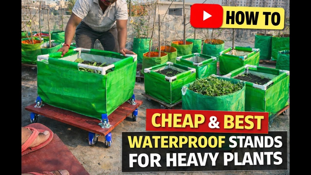 How to MakeStands for Plants | DIY Heavy Duty Wheets