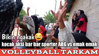 kocak aksi bar bar sporter cewek ABG vs emak emak