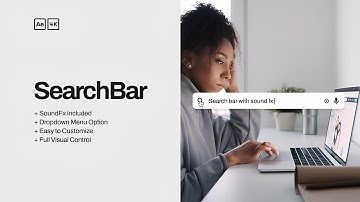Search Bar with Dropdown Animation - After Effects Template