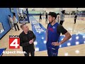 Detroit Pistons star Tobias Harris goes one-on-one with Hobie Artigue before Round 1 of NBA playoffs