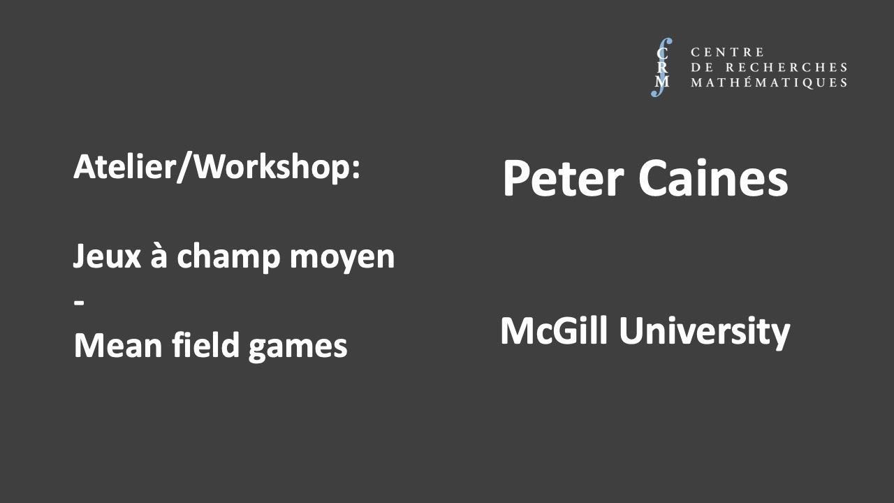 Peter Caines: Vertexon-Graphons and Embedded GMFG Systems