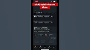 HiveOS Quick Update to Miners  | #hiveos #cryptominers #crypto #cryptomining #shorts