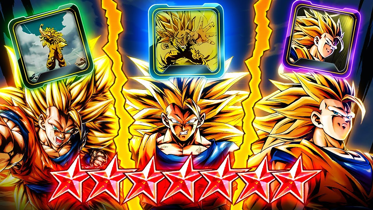 TRIPLE THREAT SSJ3 PLATS! ALL 3 SSJ3S WITH THEIR NEW PLAT EQUIPS! | Dragon Ball Legends